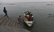 Daily life in Varanasi, India, on the eve of Deepawali Festival, 11 November, 2019. Dev De...