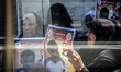 Palestinian women and children relatives of Palestinian prisoners in Israeli jails during...