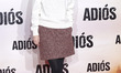 Alba Ribas attends the 'Adios' premiere at 'Capitol' cinema in Madrid, Spain on Nov 19, 20...