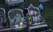 Malaysian ethnic Chinese visit the graves of their ancestors during the Qingming festival...