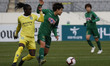 Mayo Doko of Nippon TV Beleza and Tabitha Chawinga of Jiangsu Suning Ladies Football Club...
