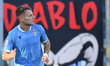 Ciro Immobile during the Italian Serie A football match between SS Lazio and Atalanta BC a...