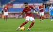 Justin Kluivert during the Italian Serie A football match between AS Roma and SSC Napoli a...