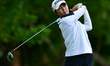 Photo action Eunseo Na taking tee off  during 21st Sarawak International Junior Golf Champ...