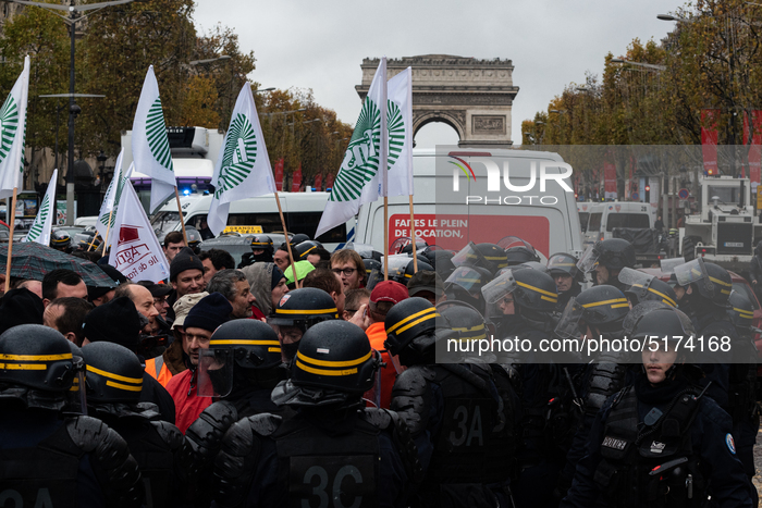 French Farmers Protest In Paris