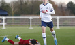 Jamie Bowden of Tottenham Hotspur celebrates his goal and his Hat-Trickduring Premier Le...