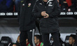  Newcastle United manager Steve Bruce  during the Premier League match between Sheffield U...