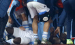 Felipe Caicedo of Lazio celebrates with the teammates after scoring the goal of 3-1 during...