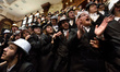 Ultra-Orthodox Jews celeberate Purim Holiday in Me'a She'arim neighborood in Jerusalem on...