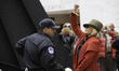 Actress Jane Fonda is arrested by U.S. Capitol Police officers during a ''Fire Drill Frida...