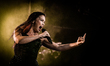 Finnish singer and songwriter, Tarja Turunen performing live on stage at Orion Live Club,...