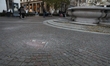 Laying of the stones in memory of Giulio China, victim of the massacre of Piazza Fontana i...