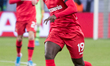 Moussa Diaby of Leverkusen during the UEFA Champions League Group D match between Bayer 04...