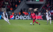 Moussa Diaby of Leverkusen runs with the ball during the UEFA Champions League Group D mat...