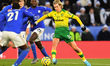 Todd Cantwell (14) of Norwich City shoots at goal during the Premier League match between...
