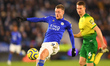 Jamie Vardy (9) of Leicester City during the Premier League match between Leicester City...