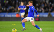 Harvey Barnes (15) of Leicester City during the Premier League match between Leicester Ci...