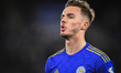 James Maddison (10) of Leicester City takes a deep breath out during the Premier League m...