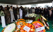 People pay their respects to the late Sir Fazle Hasan Abed, the founder of the Bangladesh...