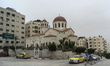 View of one of the few Christian churches in Nablus, which is a city in the northern West...