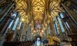 Interior of St. Stephen's Cathedral Church or Stephansdom in Stephansplatz, Wien. Saint St...