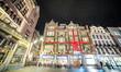 Christmas Decoration in the city center of Amsterdam in The Netherlands with thousands of...