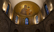 Interior of Hagia Maria Abbey in Zion is a Benedictine abbey in Jerusalem, on Mount Zion n...