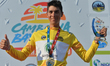 Ariya Phounsavath of Laos national team, the winner of the inaugural Cambodia Bay Cycling...