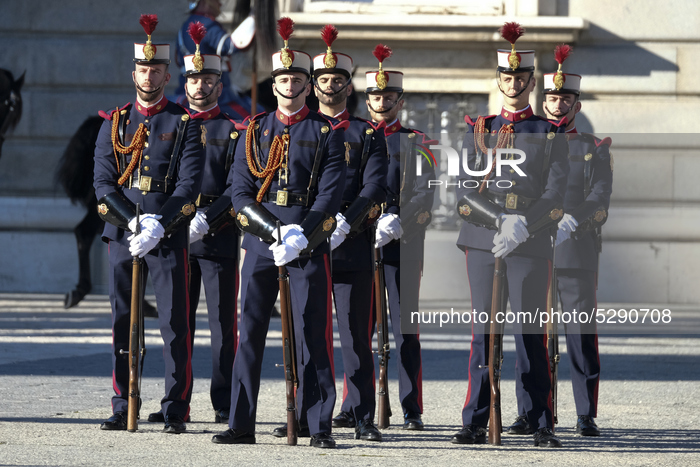 Spanish Royal Guards Parade In Madrid