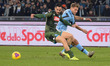 Kostas Manolas and Ciro Immobile during the Italian Serie A football match between SS Lazi...