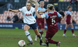  Rianna Dean of Tottenham Hotspur Women getting past Gilly Flaherty of West Ham United Wom...