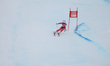 Lena VOLJKEN from Switzerland competes in Woman's Giant Slalom during Winter Youth Olympic...