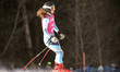 Sofia SAINT ANTONIN from Argentina competes in Woman's Giant Slalom during Winter Youth Ol...