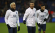 Juan Bernat of PSG and Kamil Glik of Monaco during the French L1 football match between Pa...