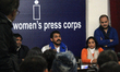 Bhim Army Chief Chandrashekhar Azad during a press conference at Indian Women's Press Club...
