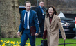 Secretary of State for Health and Social Care Matt Hancock (L) and Secretary of State for...