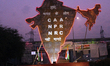 An art installation 'Map of India' with slogans against the controversial Citizenship Amen...