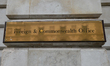 Foreign & Commonwealth Office sign, Whitehall, London.On Thursday, 23 January 2019, in Lo...