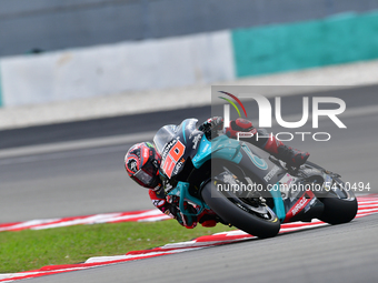 Fabio Quartararo of France and Petronas Yamaha SRT during day one  MotoGP Official Test Sepang 2020 at Sepang International Circuit on Febru... by Muhammad Amir Abidin/NurPhoto