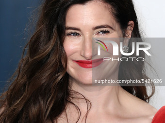 BEVERLY HILLS, LOS ANGELES, CALIFORNIA, USA - FEBRUARY 09: Kathryn Hahn arrives at the 2020 Vanity Fair Oscar Party held at the Wallis Annen...