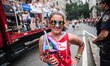 CASEY SCAVANO, 17, participating in the 2013 New York City Pride Parade, which has special...