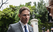 Greek PM Alexis Tsipras welcomes Jyrki Tapani Katainen, the European Commission Vice-presi...