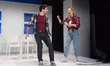 Victor Gomez and Marina Pastor during 'Un Dia Cualquiera' Theatre Play on February 21, 202...