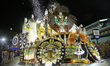 Members of the School Grande Rio performs in Rio de Janeiro, Brazil, on February 24, 2020....