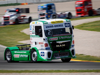 Cheste, Valencia, Spain. April 26, 2015. Mochen Hahn   in the FIA European Truck Racing Championship held at  Ricardo Tormo Circuit. ( 