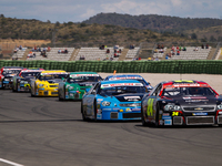 Cheste, Valencia, Spain. April 26, 2015.  Race cars   in the Nascar Whelen euroseries  held at  Ricardo Tormo Circuit. ( 
