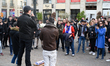 Traders and owners of night establishments in Nantes, France on February 26, 2020 demonstr...