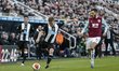  Matt Ritchie (11) of Newcastle United under pressure from Dwight McNeil (11) of Burnley d...