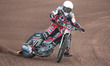   Jaimon Lidsey of Belle Vue Aces in action  during The Belle Vue Speedway Media Day, at T...