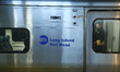 Passenges are seen in an empty train in Penn Station, in New York, United States, on March...